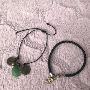 Set 2 yogi bracelets